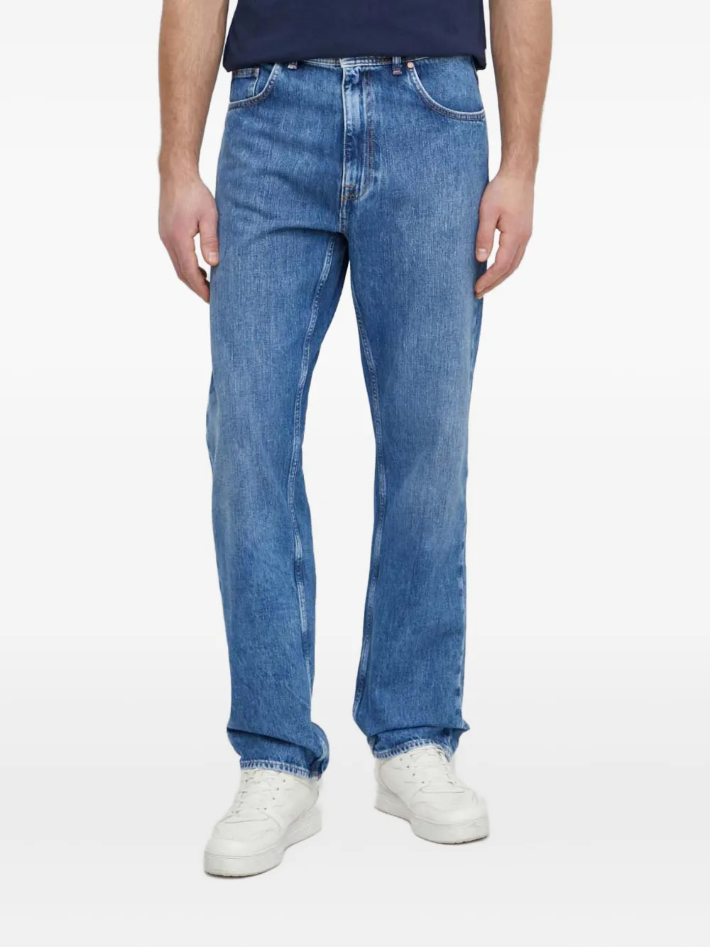 GUESS USA ベア エンブロイダリージーンズ - ブルー GUESS USA ベア エンブロイダリージーンズ - ブルー