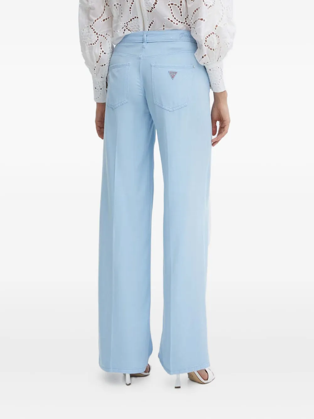 GUESS USA Broek met logo Blauw