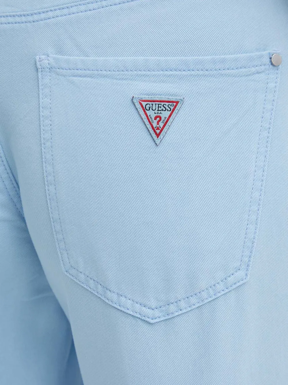 GUESS USA Broek met logo Blauw