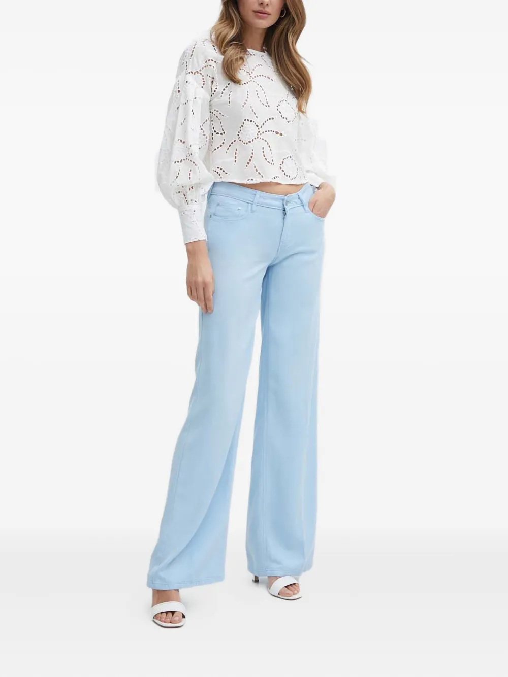 GUESS USA Broek met logo - Blauw