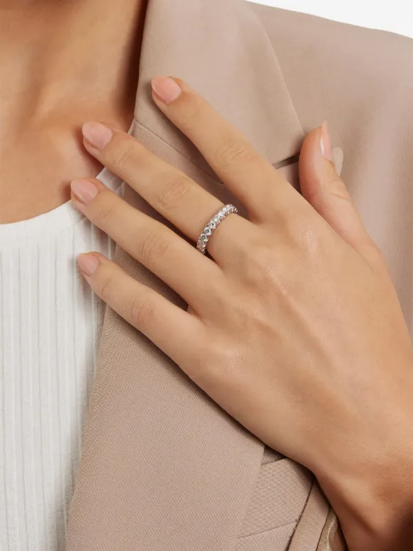 VEYNOU 18kt Rose Gold Memory Diamond Ring Pink FARFETCH HU
