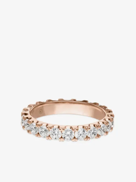 VEYNOU 18kt rose gold Memory diamond ring