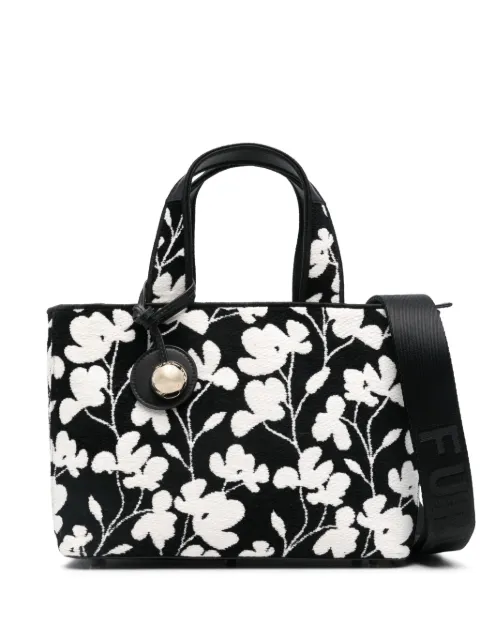 Furla logo-engraved tote bag