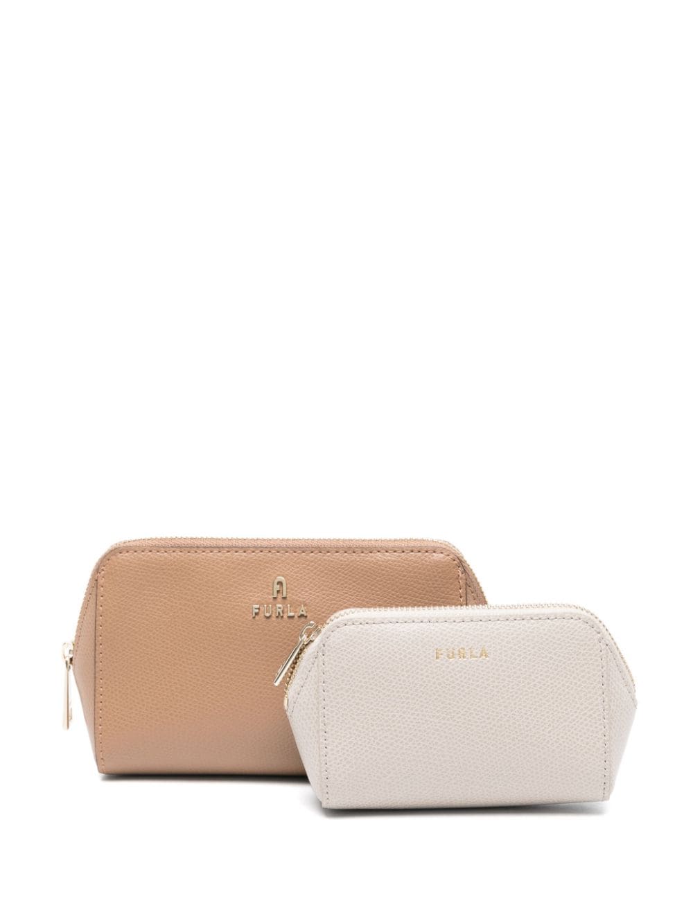 Furla Zwei Camelia Kosmetiktaschen - Braun