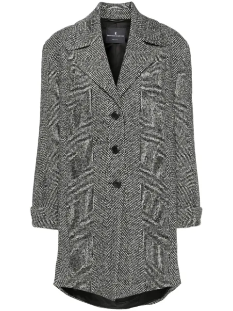 Ermanno Scervino herringbone-pattern coat