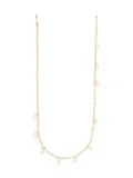 Linda Farrow letter-charms sunglasses chain - Gold