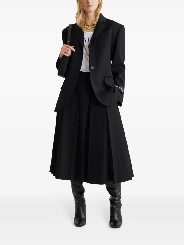 くらしを楽しむアイテム Patou logo-patch Belted Blazer | Black | FARFETCH Nintendo Switch