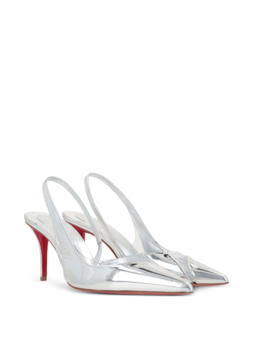 Image 2 of Christian Louboutin 80mm Posticha slingback pumps