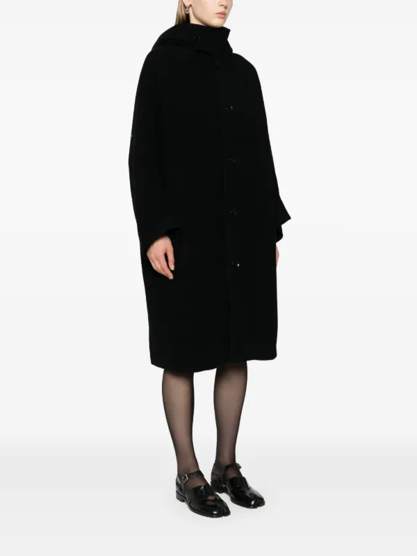 スペシャルオファ シングルコート フーデッド Y's | JP FARFETCH | ブラック ジャケット・アウター