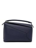 LOEWE small Puzzle leather bag - Blue