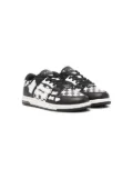 AMIRI KIDS Skel checkered sneakers - Black