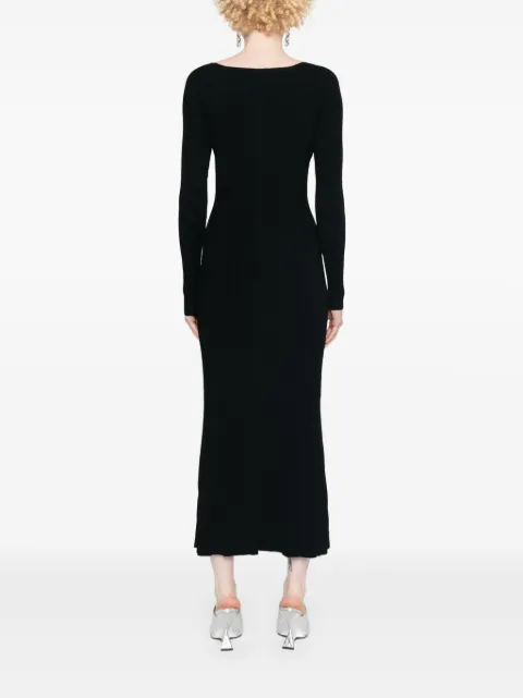 MOSCHINO JEANS ribbed-knit maxi dress 242K1A04868205 - 3