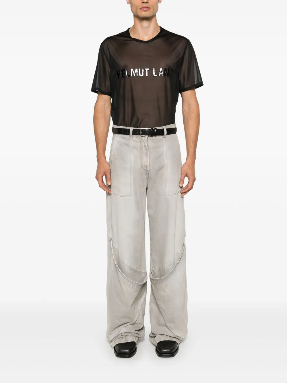 Helmut Lang playera con aplique del logo | Playeras y jerséis | Image 2