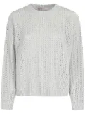 Herno open-knit jumper - Grey