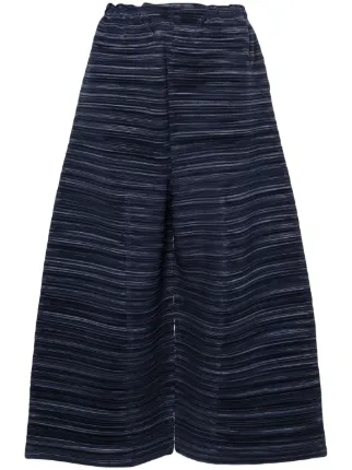 Pleats Please Issey Miyake Sheer Bounce クロップドパンツ