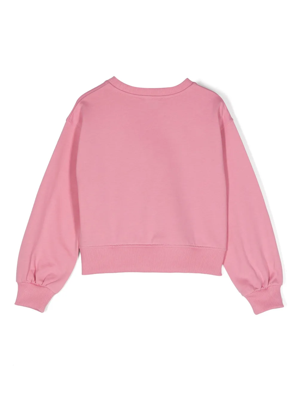 Moschino Kids Sweater met tekst - Roze