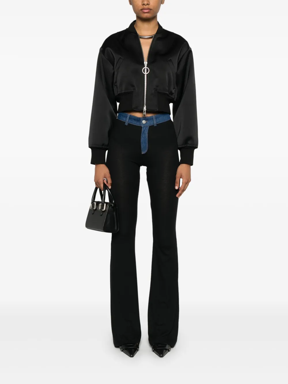 Coperni Second Skin flared broek - Zwart