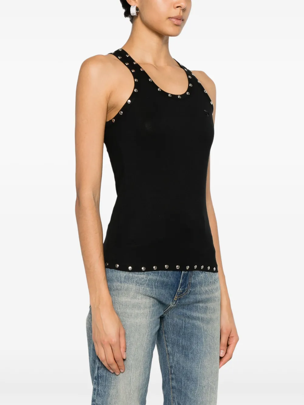 Coperni Tanktop met geborduurd logo Zwart