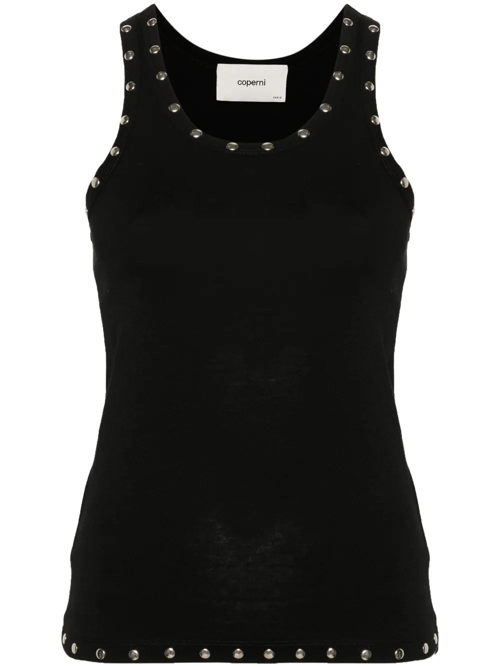 Coperni Tanktop met geborduurd logo Zwart