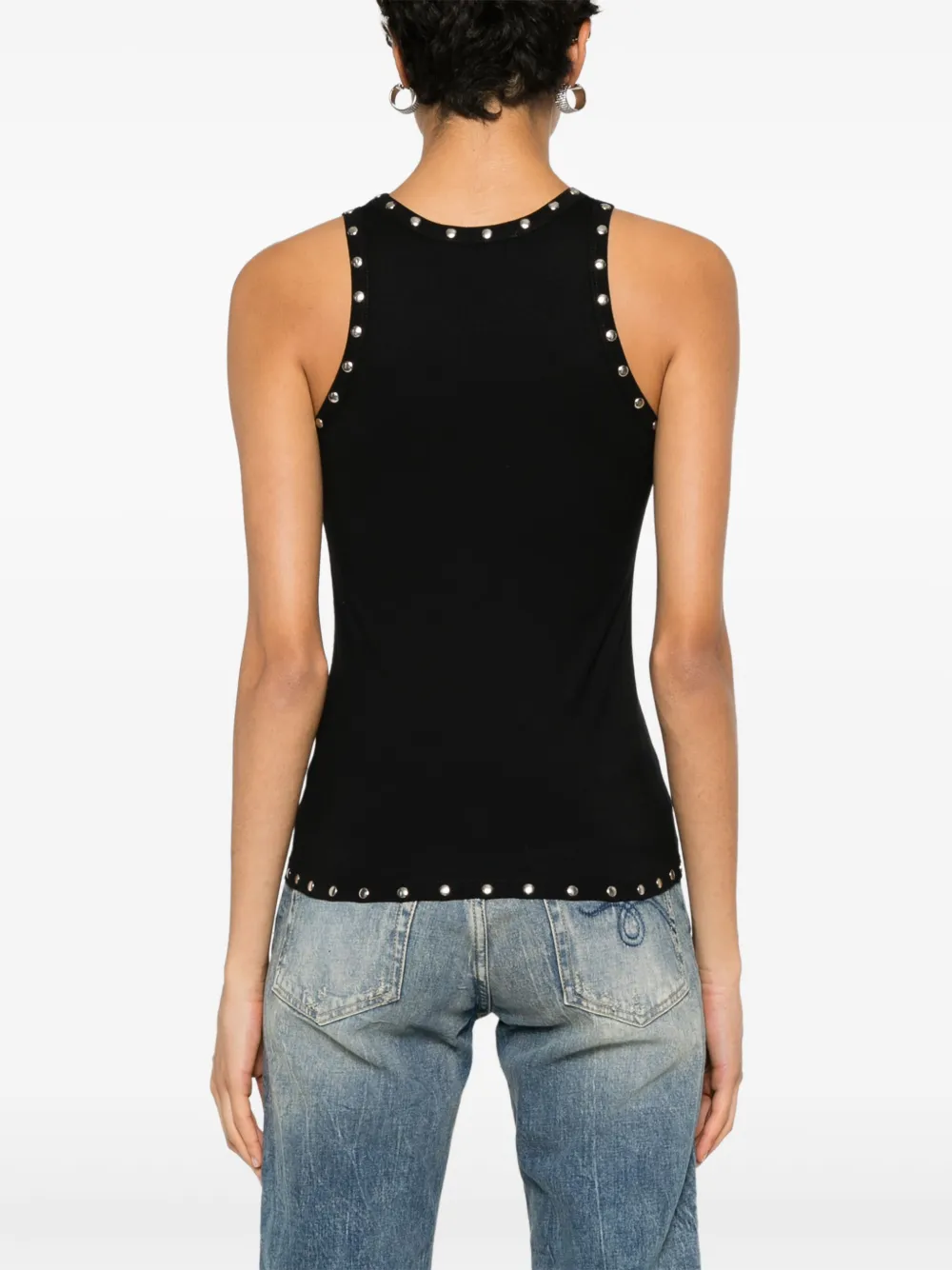 Coperni Tanktop met geborduurd logo Zwart