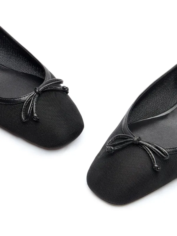 サンダル・ミュール Stuart Weitzman Black leather Emilia ballerinas Stuart Weitzman Emilia Leather Mary Jane Ballet Flats | Saks