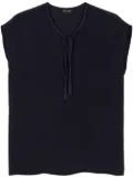 Giorgio Armani georgette silk blouse - Blue