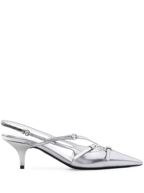 Miu Miu 55mm leather buckle pumps Women