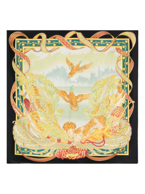 Ferragamo Pre-Owned 1970s birds-print scarf