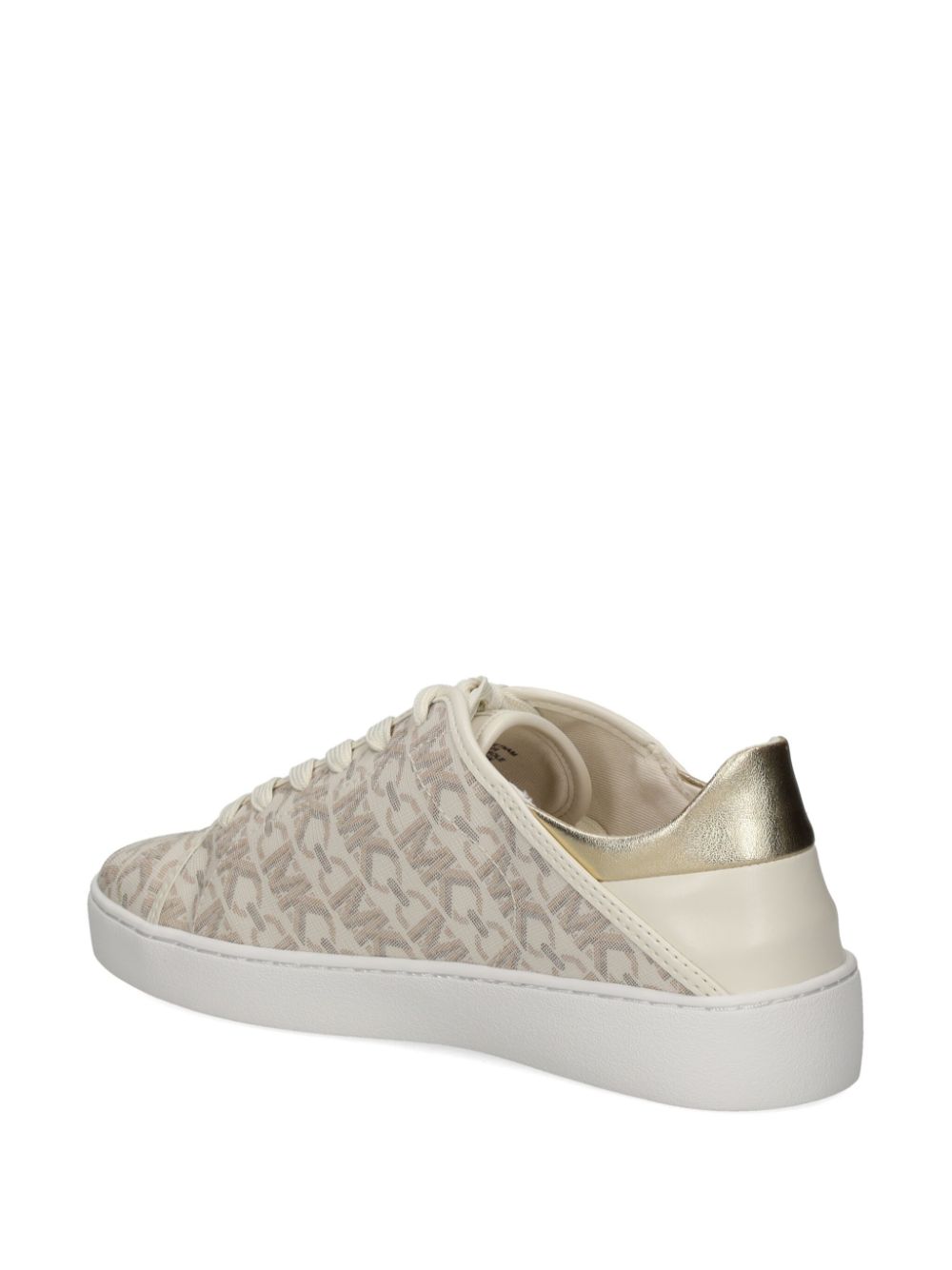 Michael Kors Keaton sneakers met monogrampatroon Beige