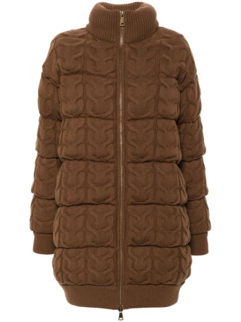 Max Mara chunky-knit padded coat Women