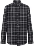 Canali plaid-check shirt - Grey