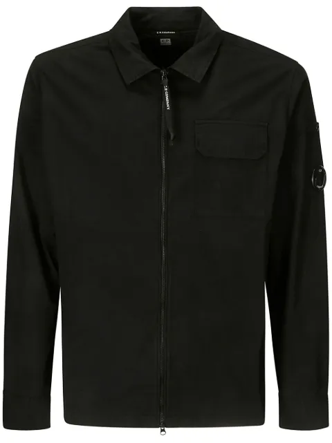 C.P. Company gabardine zip-up overshirt