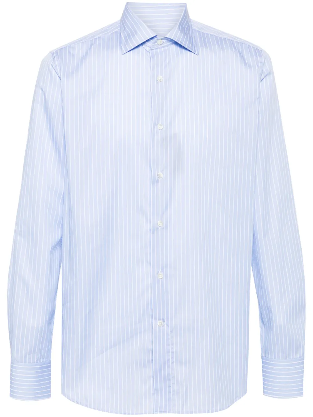 Canali camisa con estampado de rayas diplomáticas | azul | Image 1