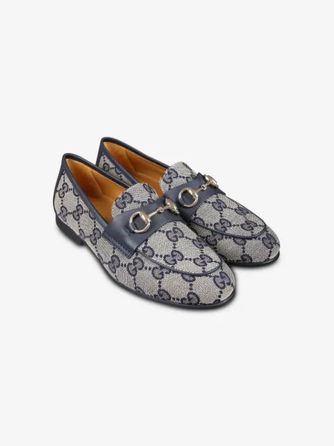 Gucci Kids signature canvas loafers