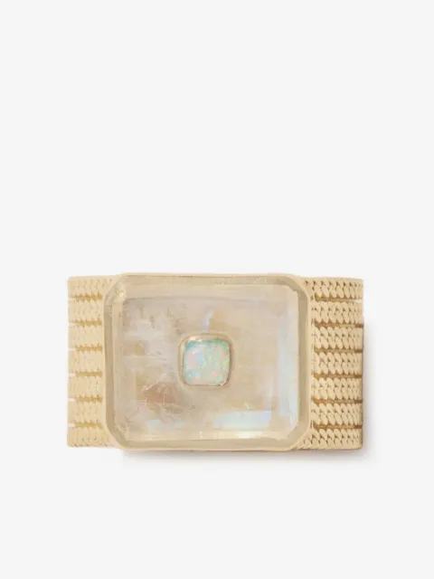Pascale Monvoisin 9kt yellow gold Anton moonstone cocktail ring