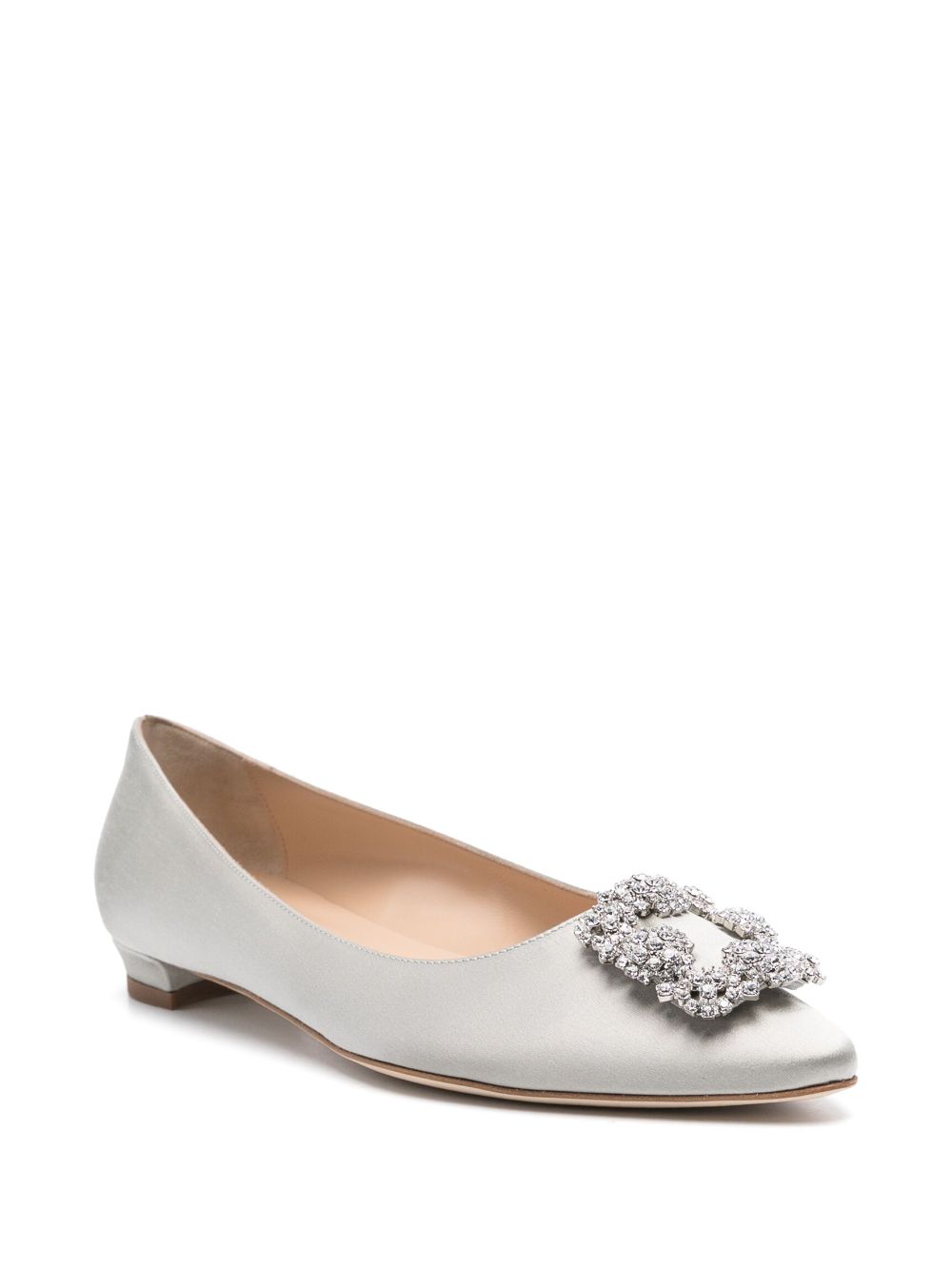 Manolo Blahnik Hangisi ballet flats - Grijs