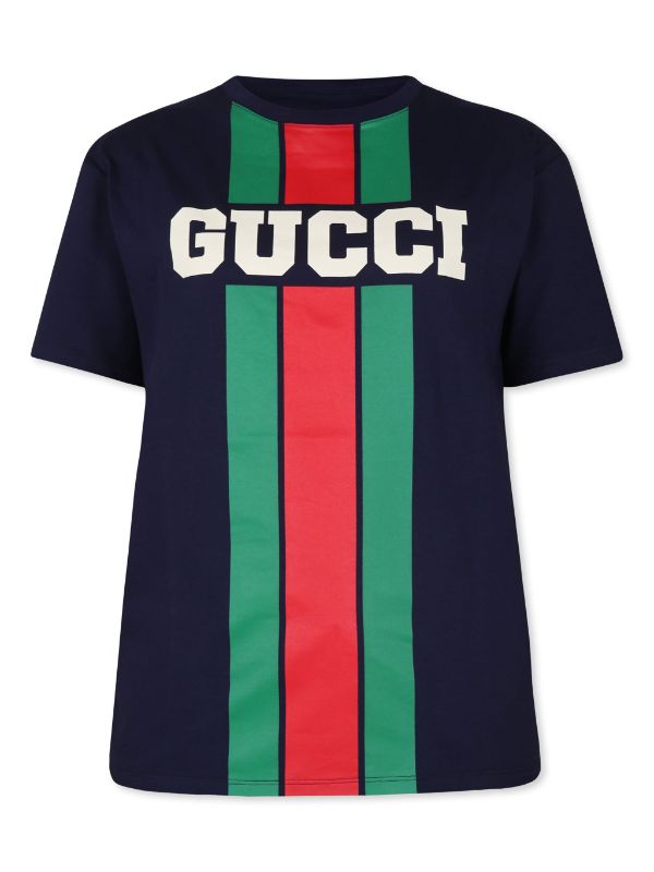 Gucci Kids Logo Print Cotton T shirt Farfetch