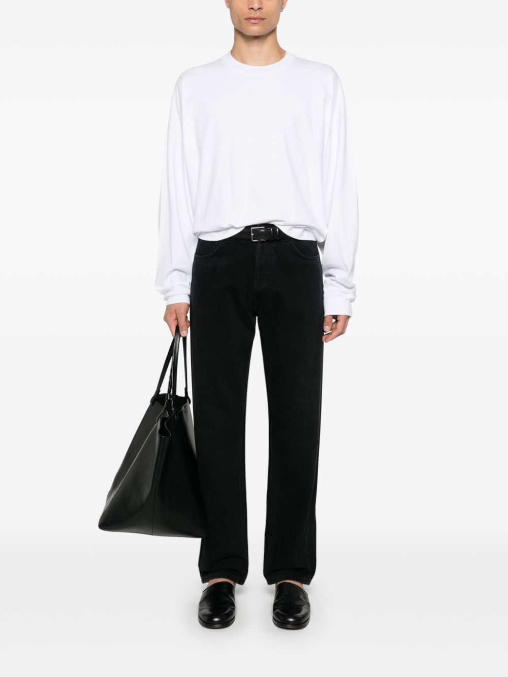 The Row Burt straight jeans - Zwart