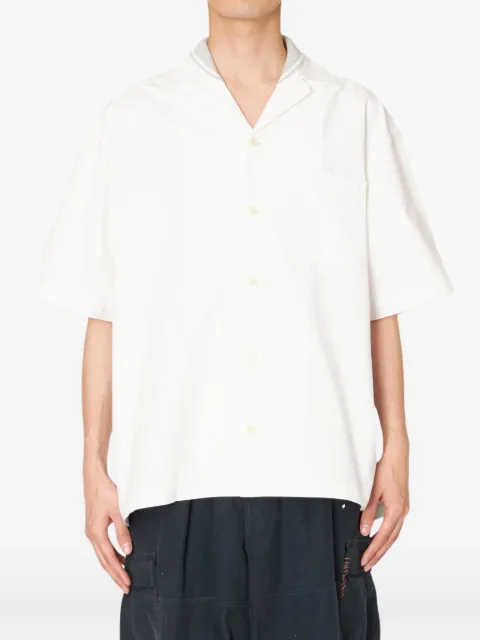Kolor detail-collar short-sleeve shirt