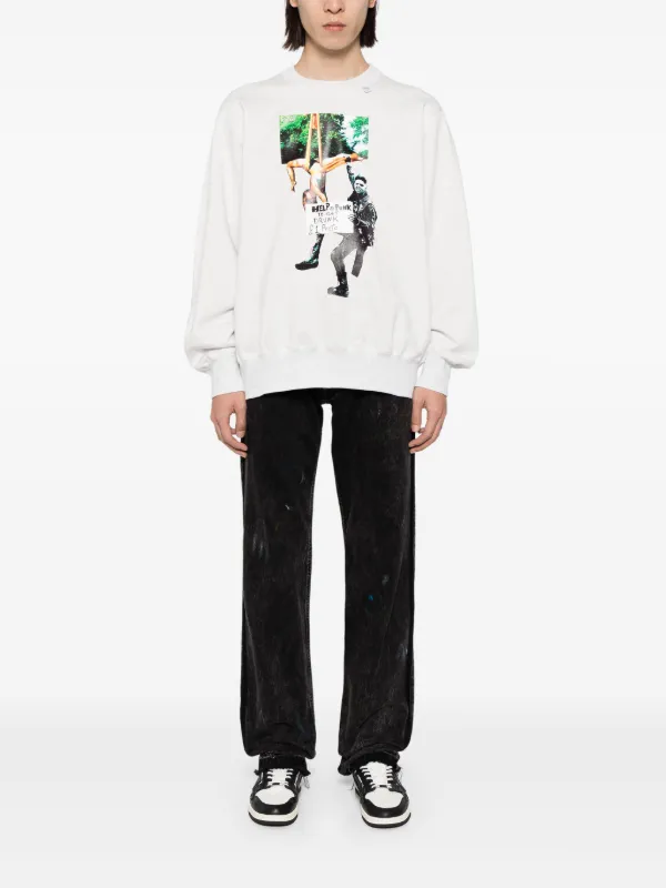 Kolor グラフィック スウェットシャツ | グレー | FARFETCH JP