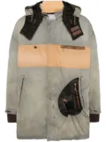 Kolor patchwork hooded jacket - Grey