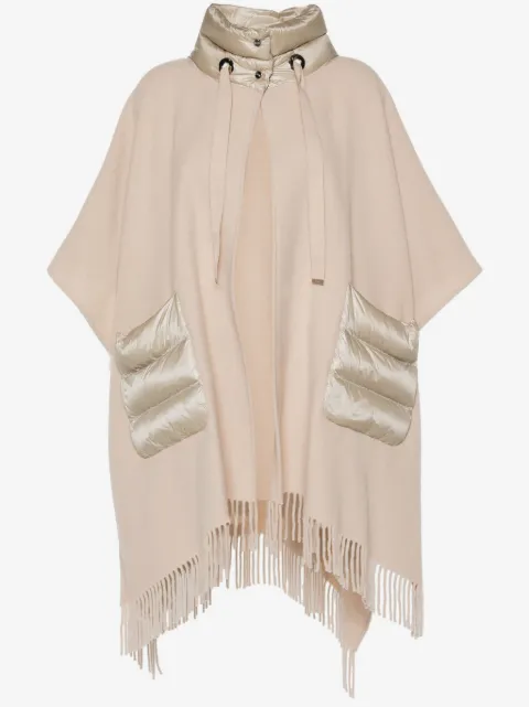 Herno Cape mit Fransen
