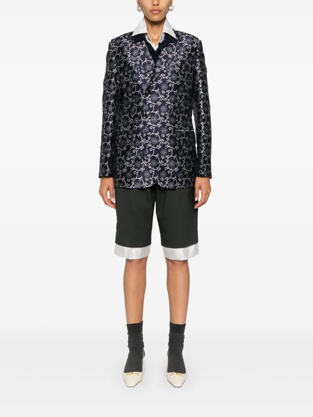 Kenzo Marguerite blazer Blauw