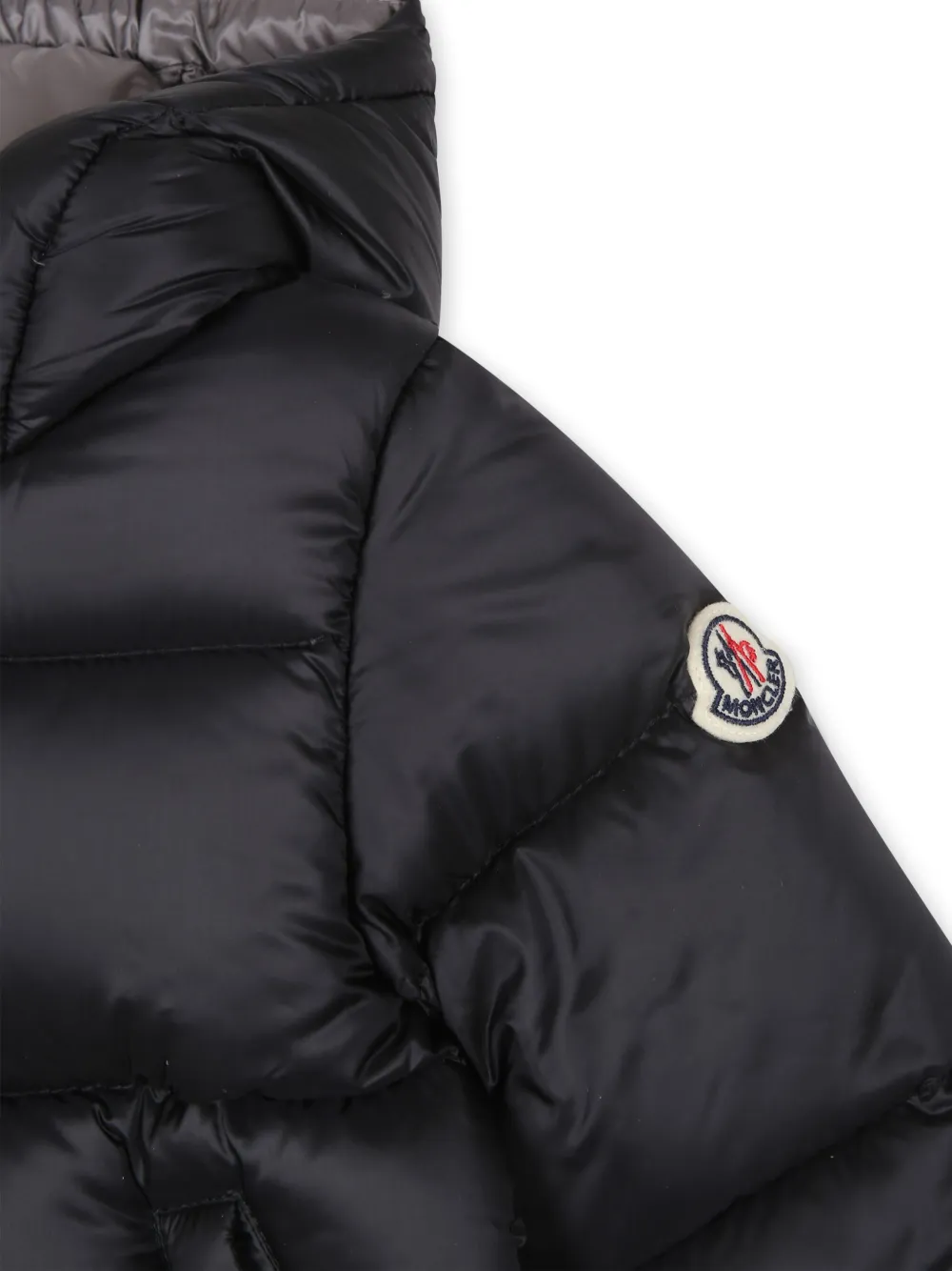 Moncler Enfant Gewatteerd jack Zwart