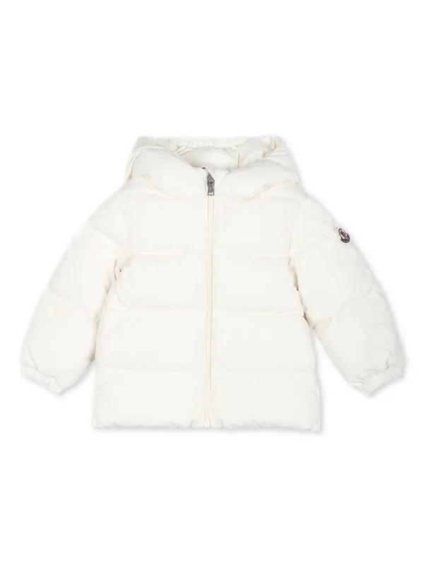 Moncler baby white jacket on sale