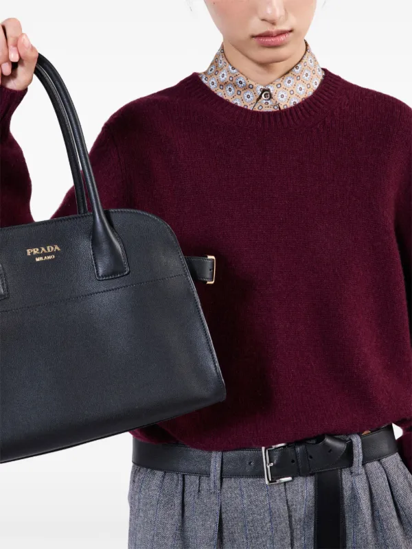 Prada クルーネック プルオーバー | レッド | FARFETCH JP