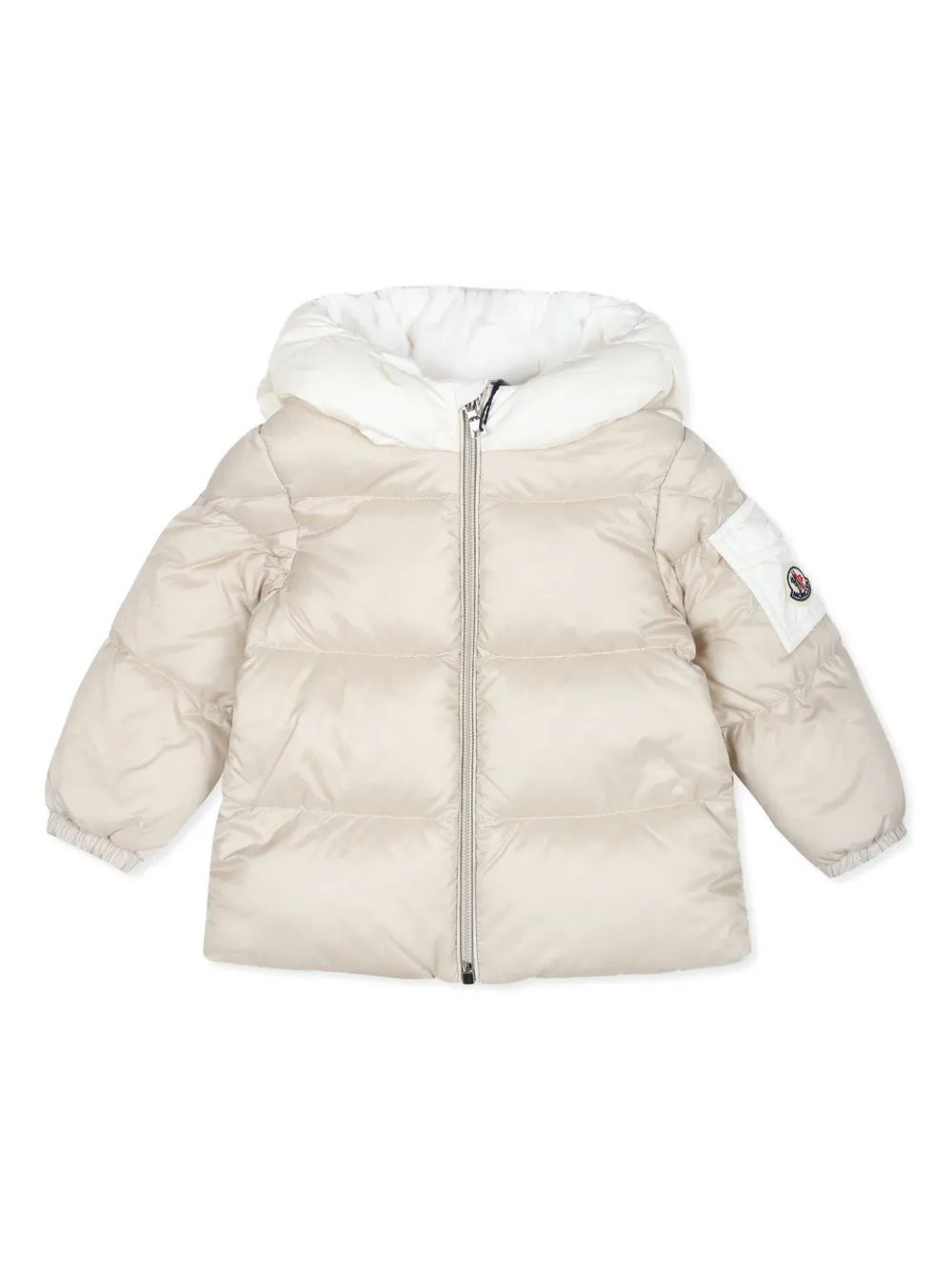 Moncler Enfant Gewatteerd jack Beige