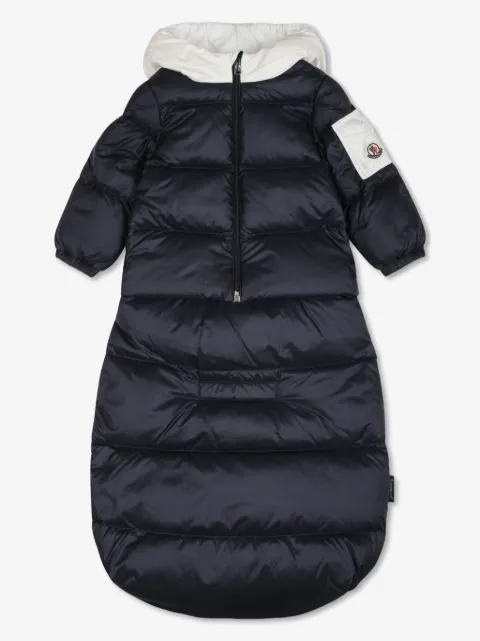 Moncler Enfant chamarra capitonada con capucha