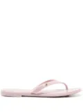 Tory Burch Roxanne square-toe flip flops - Pink