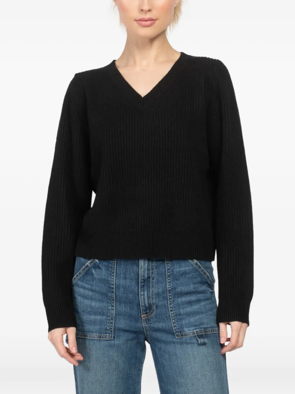 Nili Lotan Korina V-neck top - Nero